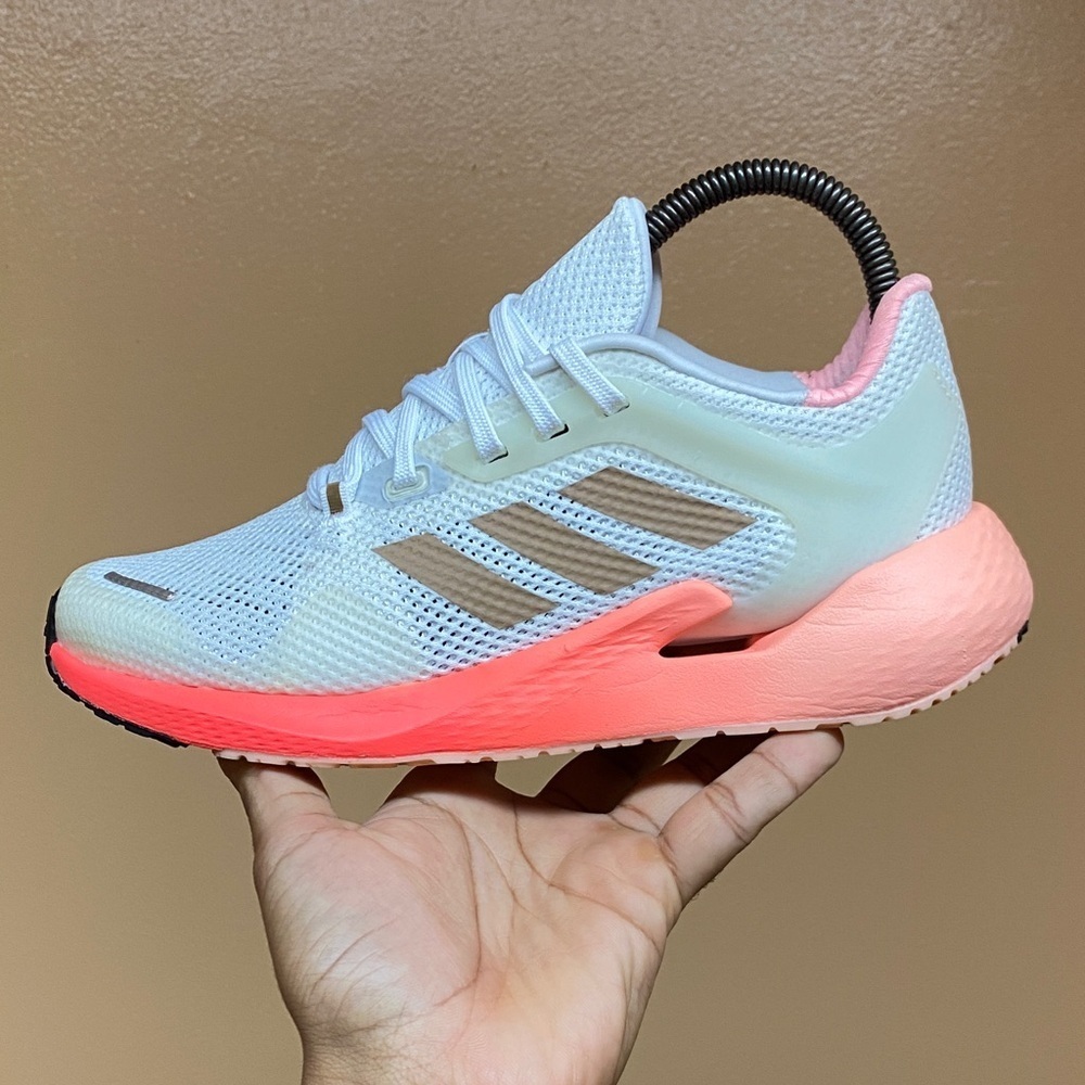 Adidas Alphatorsion 360 Women’s Running Sneakers “Copper Signal Pink” Size 7 - Picture 8 of 17